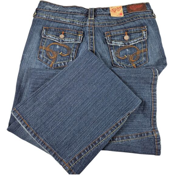 Jessica Simpson Quincy Bootcut Flare Flap Pocket Jeans NEW Women's 9 30 x 33 - Picture 3 of 3